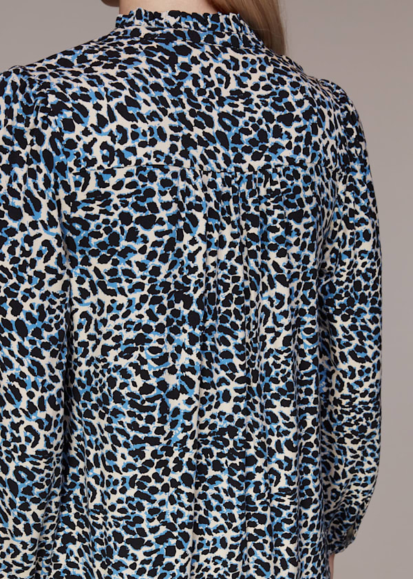 Multicolour Eva Abstract Cheetah Dress